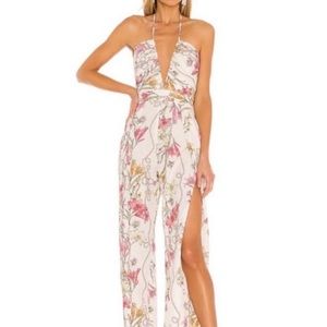 Katie May Jumpsuit in Ivory Lily